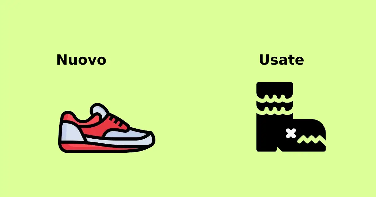 scarpe usate vs nuove, differenza, la migliore opzione di calzature per te